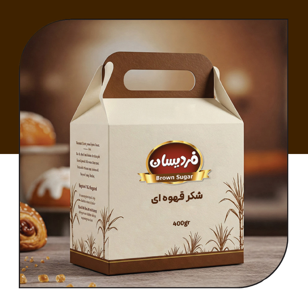 شکر قهوه ای فردیسان 400 گرم
