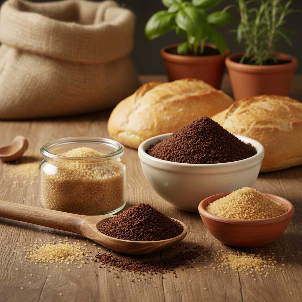 راهنمای خرید شکر قهوه‌ ای: شناخت انواع مختلف