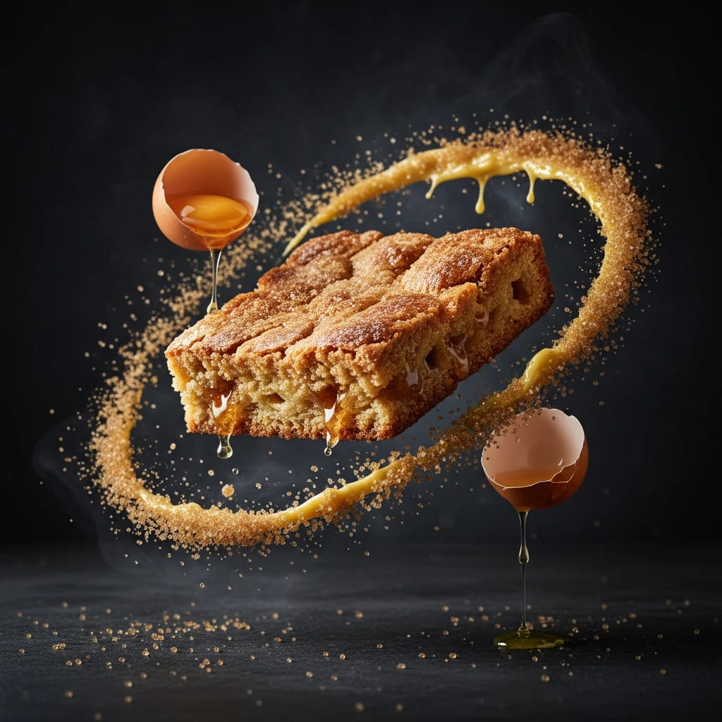 کیک با بافت دوگانه شکر قهوه‌ ای و طعم بی‌نظیر