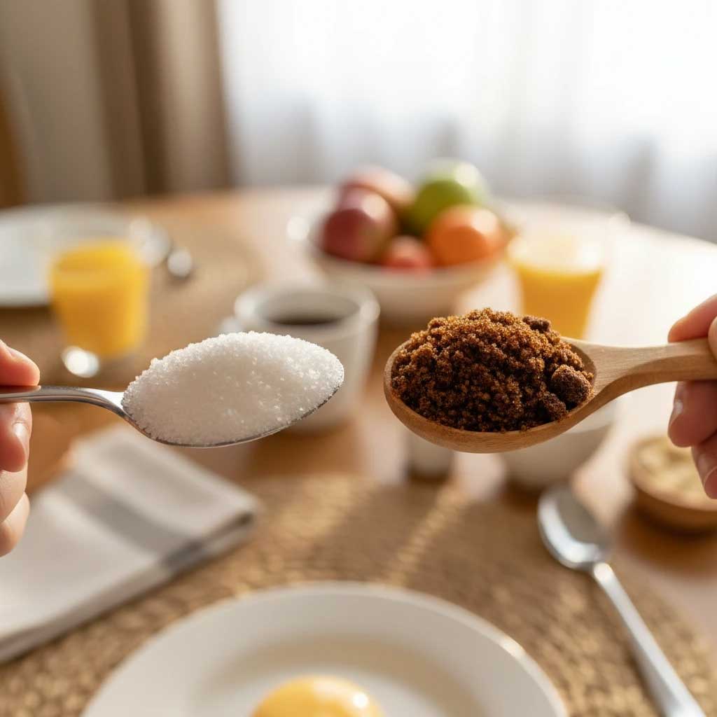 انتخاب هوشمندانه شکر و تأثیر شکر قهوه‌ ای بر دندان، برای حفظ لبخندی سالم و درخشان