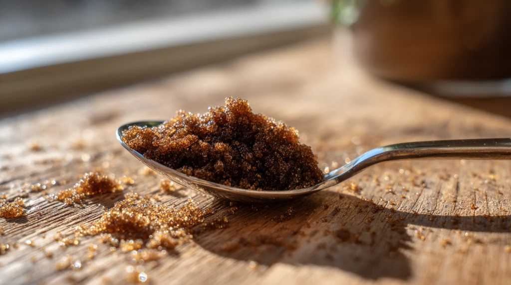 یک قاشق شکر قهوه‌ ای و نتیجه آن بر دوام دندان‌ ها