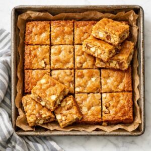 بلوندی با شکر قهوه ای دسر ایده‌ آل برای هر روز هفته