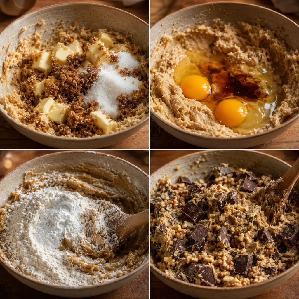 مراحل آماده سازی خمیر کوکی