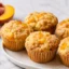 آموزش طرز تهیه مافین هلو با شکر قهوه ای با عطر و طعم تابستان