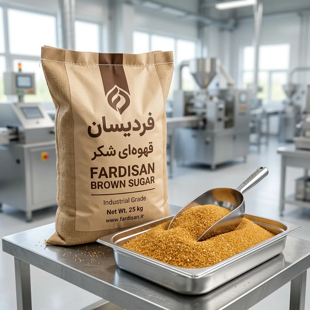 شکر قهوه ای مناسب صنایع نوشیدنی مخصوص فرمولاسیون صنعتی